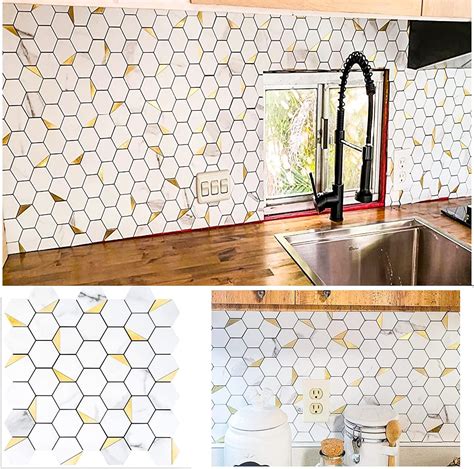 Buy Homeymosaic Sheets Peel And Stick Backsplash Tile For Kitchen