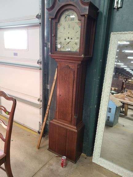 Antique English Tall Case Clock As Is Dixons Auction At Crumpton