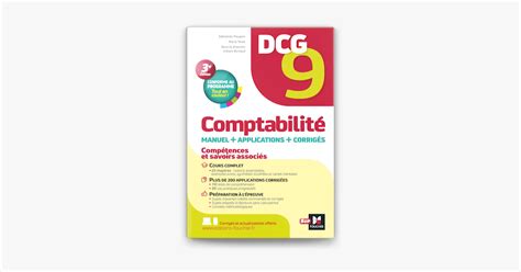 DCG 9 Comptabilité Manuel et applications 12e édition 2022 2023 on