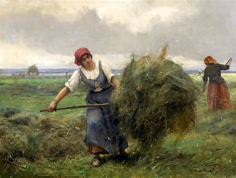 Haymaking Painting Julien Dupré Oil Paintings