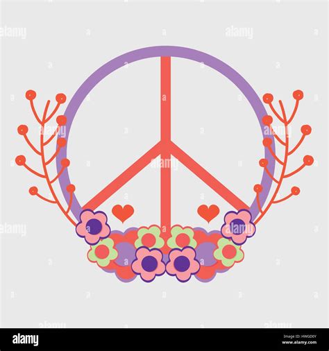 symbol peace and love icon Stock Vector Image & Art - Alamy