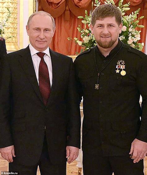 Putins Chechen Crony Ramzan Kadyrov 46 Is Forced To Deny He Is