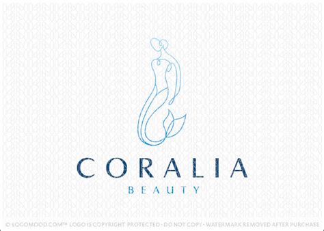 Mermaid Beauty Buy Premade Readymade Logos For Sale