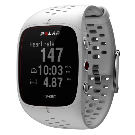 Polar M430 GPS Running Watch White The Running Outlet