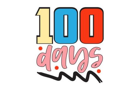 100 Days Svg Graphic By Mk Design Store · Creative Fabrica