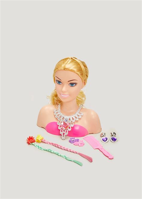 Blonde Doll Styling Head Matalan