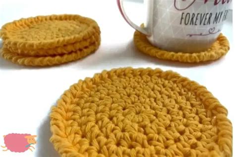 21 Easy Crochet Coaster Patterns First The Coffee Crochet