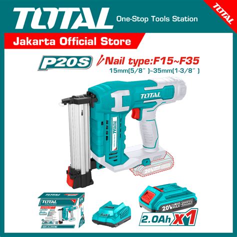 Jual Total V Cordless Lithium Ion Battery Brad Nailer P S Tcbnli