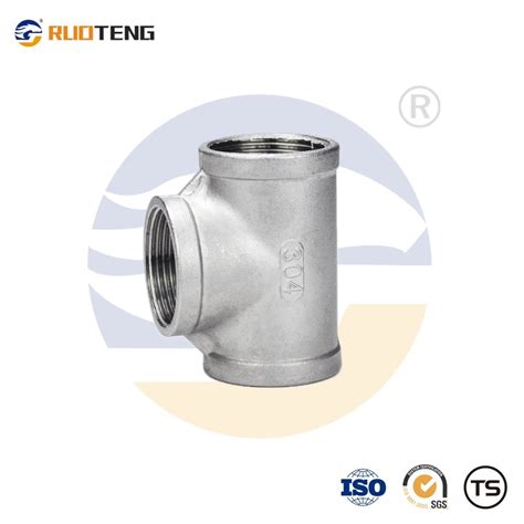 Ruoteng Ansi Asme Gost Jis Din Stainless Steel Tee Butt Weld Seamless