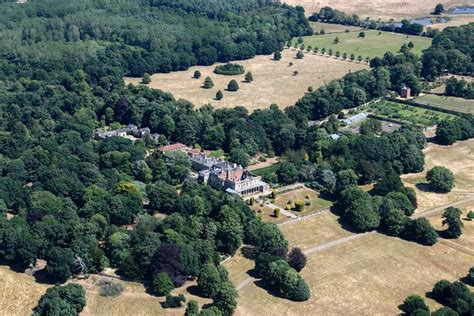 Norfolk aerial image: Gunton Hall - built in the 1740s. Almost ...