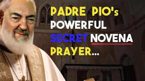 Padre Pio Novena Prayer To The Sacred Heart Of Jesus His Powerful