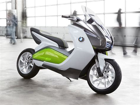 BMW Motorrad Concept E Electric Scooter Computer Graphics Daily News