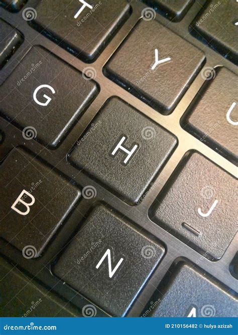 Black keyboard Laptop stock photo. Image of font, electronics - 210156482