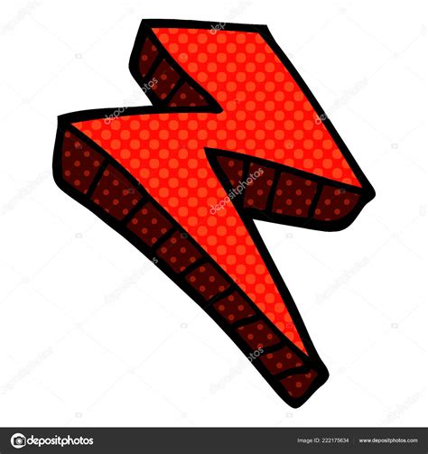 Cartoon Doodle Lightning Bolt Stock Vector By Lineartestpilot