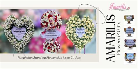 Bunga Standing Flower Siap Kirim Jam Amarilis Florist