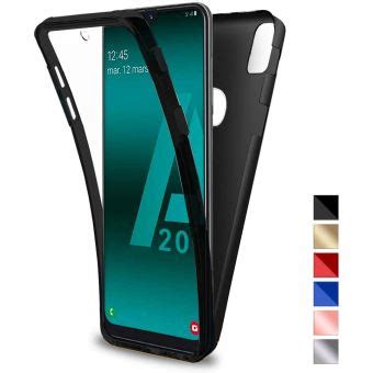 Coque Noire Compatible pour Samsung Galaxy A20E 360 Degrés Protection