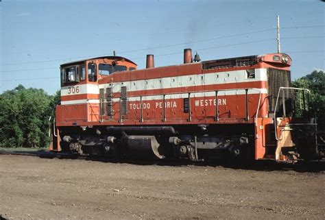 Tp W Toledo Peoria Western Emd Sw Kodachrome Original Kodak Slide