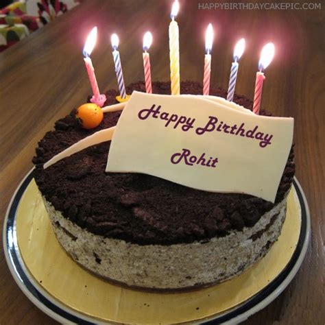 ️ Cute Birthday Cake For Rohit