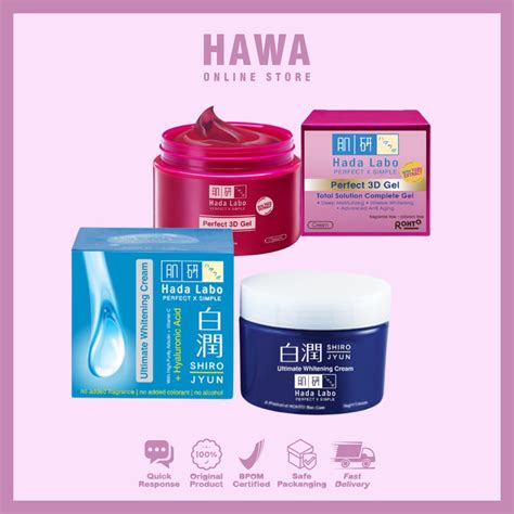 Jual Hada Labo Shirojyun Ultimate Whitening Cream Gr Shopee Indonesia