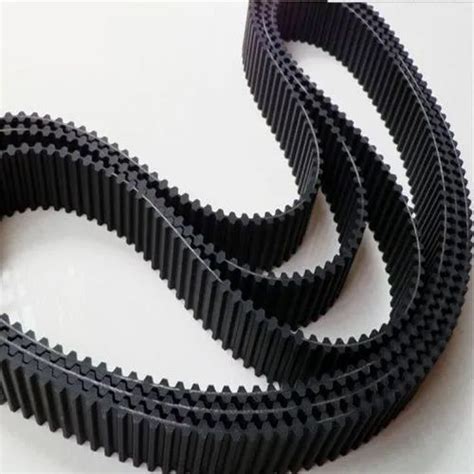 Black Double Sided Rubber Timing Belt Rs Unit Industrial Sales