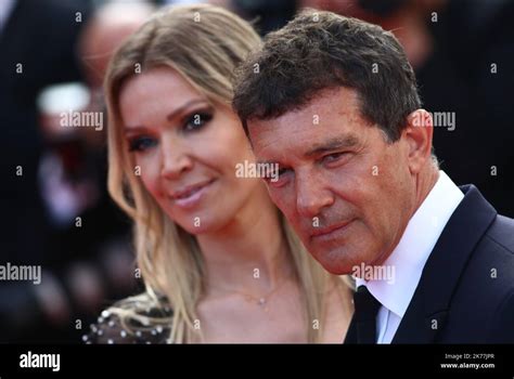 Spanish Actor Antonio Banderas And His Partner Nicole Kimpel Attending