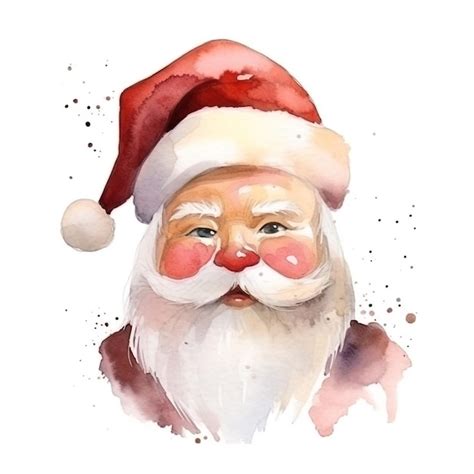 Premium Photo Santa Claus Watercolor Painting Of A Santa Claus