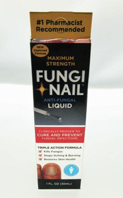 Fungi Nail Anti Fungal Solution And Brush Fl Oz Ebay