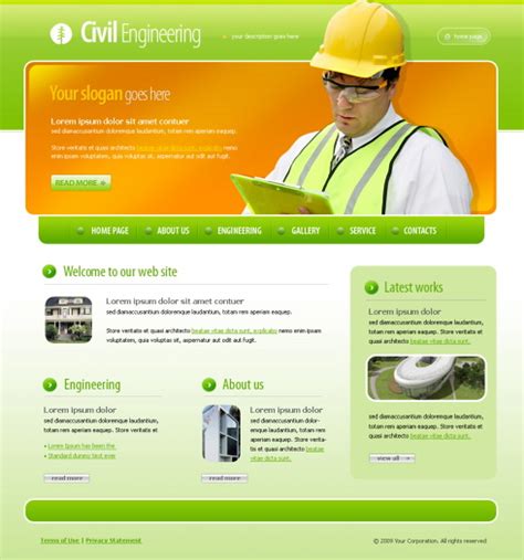 Construction HTML Template - 4385 - Construction & Engineering - Website Templates - DreamTemplate