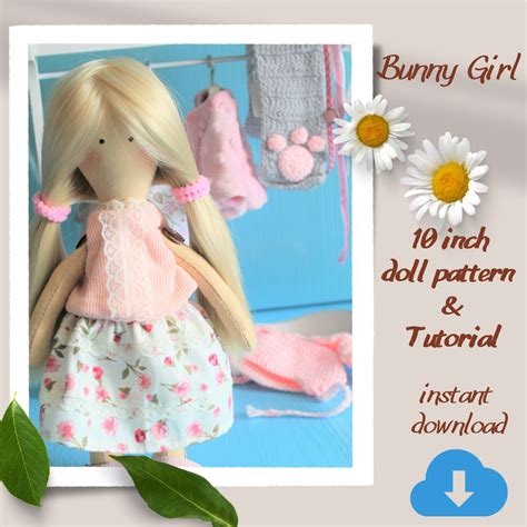 Doll pattern - 10 inch doll pattern and tutorial - Rag doll - Inspire Uplift