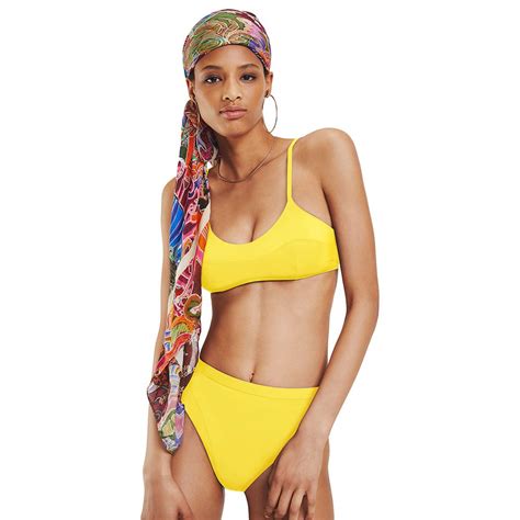 Tommy Hilfiger Zendaya Bikini Top Yellow Dressinn