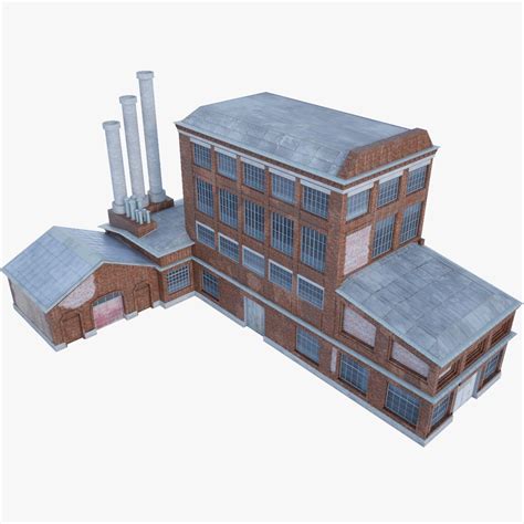 Old Factory 3d Model 59 Max Free3d