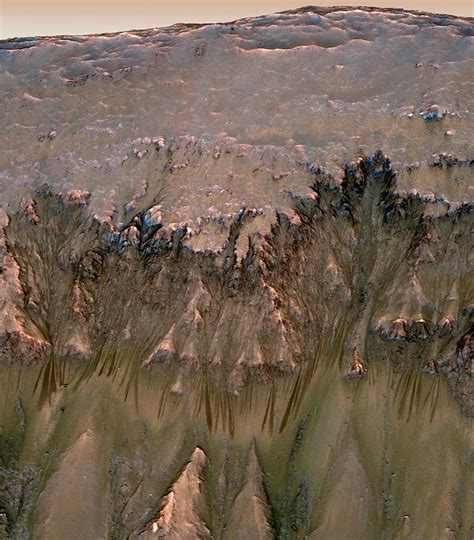 Mars Landscape Showing Shows Flows That Photograph by Everett - Fine ...