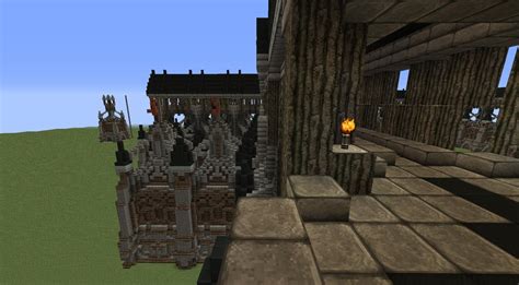 Large Medieval City Walls Minecraft Map