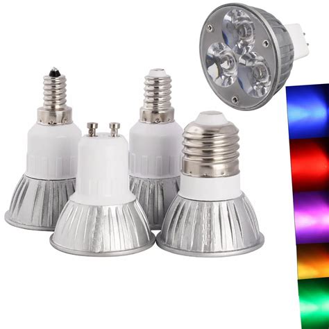 High Quality 3w Gu10 E27 E14 Mr16 E12 B15 B22 Gu5 3 Led Spotlight Light