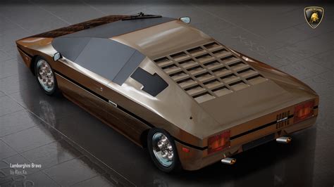 Lamborghini Bravo Concept 1974 | CGTrader