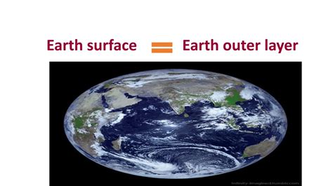 Earths Surfaceppt Layers Of Earth Landforms Ppt