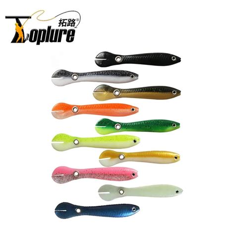 Tolu Bionic Loach Bait 2g 6g Soft Lure 10pcs Pack 10colors Simulation