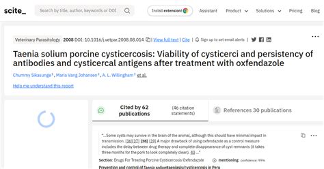 Taenia Solium Porcine Cysticercosis Viability Of Cysticerci And