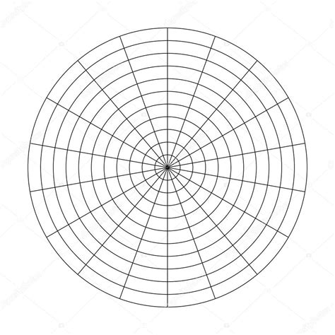 Cuadr Cula Polar De C Rculos Conc Ntricos Y Grados De Escalones