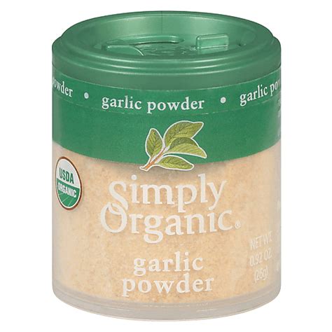 Simply Organic Garlic Powder Salt Spices And Seasonings Foodtown