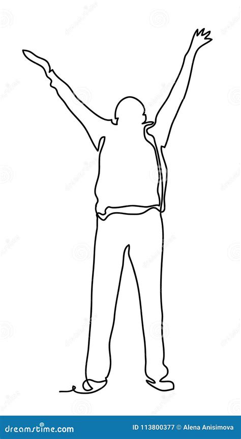 Hands Raised Praise Stock Illustrations 114 Hands Raised Praise Stock