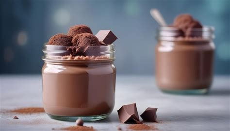 Premium Photo Sweet Temptation National Chocolate Mousse Day With