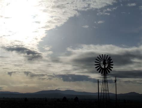 Windmills On The National Grasslands Crooked River National Grassland