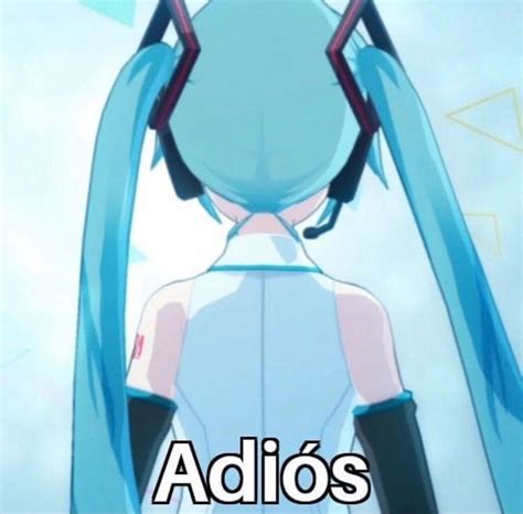 Miku Adios Blank Template Imgflip