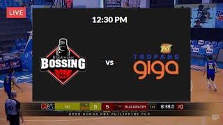 PBA LIVE TODAY TNT TROPANG GIGA VS BLACKWATER BOSSINGS September 1