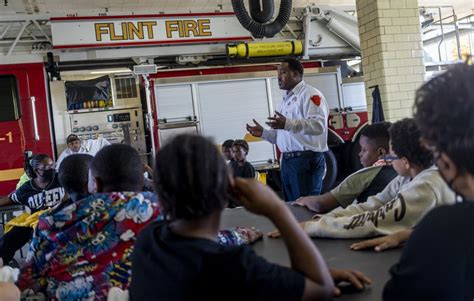 Flint Fire Department Holds Classes For Fire Prevention Week