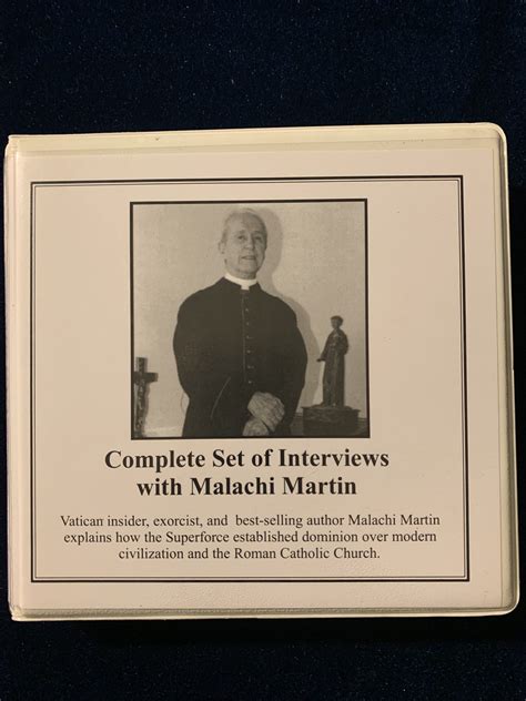 Complete Set of Interviews with Malachi Martin – 2 volumes – Sacred Heart Tours