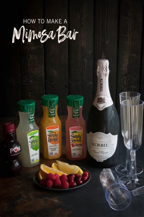 How to Make a Mimosa Bar - Sweetphi