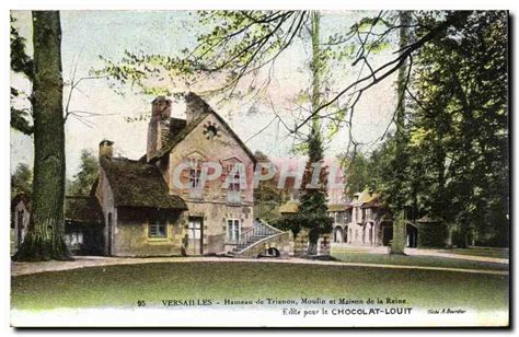 Versailles Carte Postale Ancienne Hameau De TRianon Moulin Et Maison De