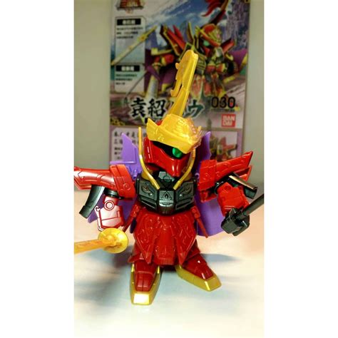 A 16 櫃 現況品 已組模型 ： Sd Gundam 三國傳 030 真袁紹バウ 巴烏 Bawoo 富貴玩具店 蝦皮購物